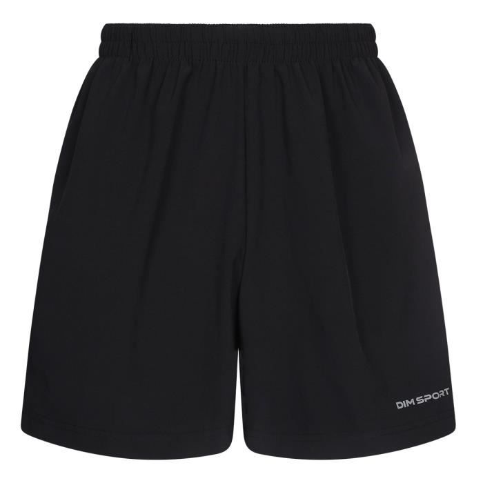 Short de sport respirant homme - DIM SPORT - Noir - Séchage rapide Noir ...