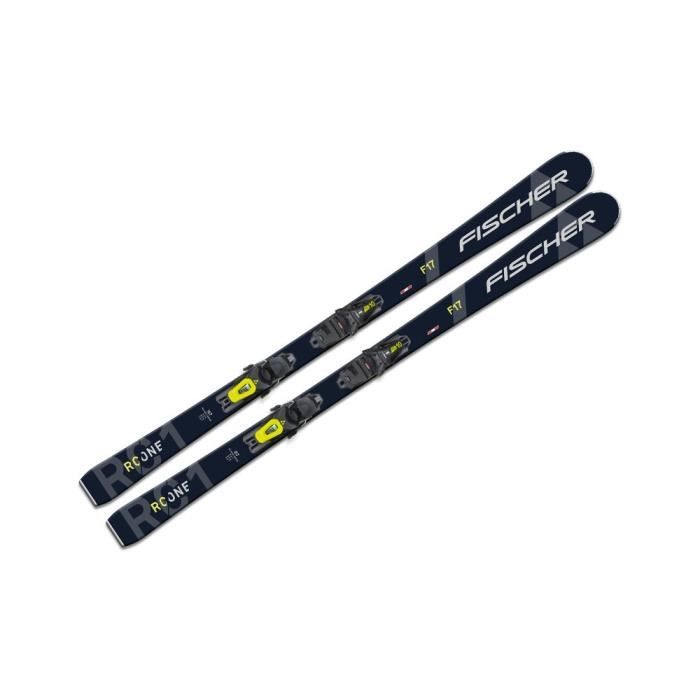 Ski Fischer CTX 200 – Adulte – Taille 170 Cm – Gris Et Jaune – Occasion