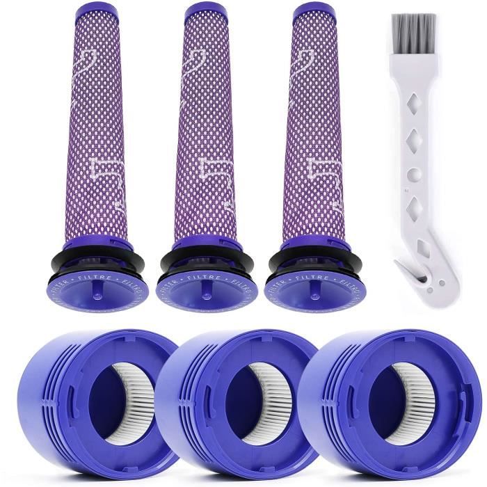Filtres HEPA pour aspirateurs Dyson V7 V8 Animal Absolute 3 Pré