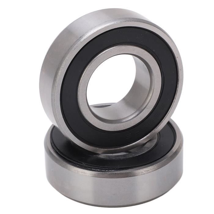 Uxcell MF106ZZ Lot De 10 Roulements à Billes à Bride Double Blindage En Métal (GCr15) 6 X 10 X 3 Mm