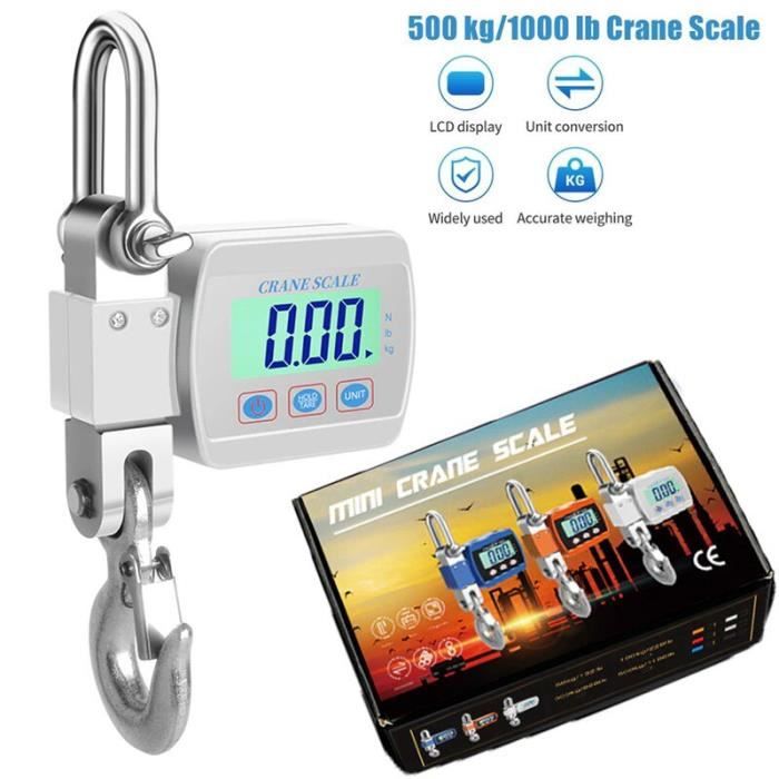 Balance De Grue Industrielle, 1000 Kg/2200lb Balance Grue Numérique à