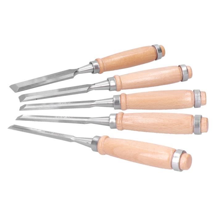 Ciseau à Bois Kippen 1086DX - Lame Acier Chrome Vanadium 14 Mm, Poignée Soft-Grip - 2