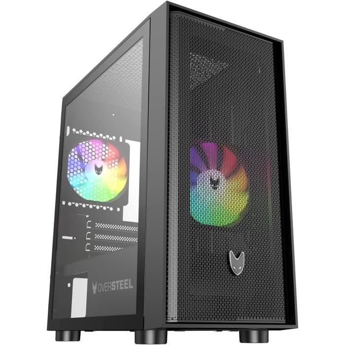 Boîtier PC Gamer Uni 275 Blanc - Grand Tour, M-ATX/ITX, Châssis Ouvert