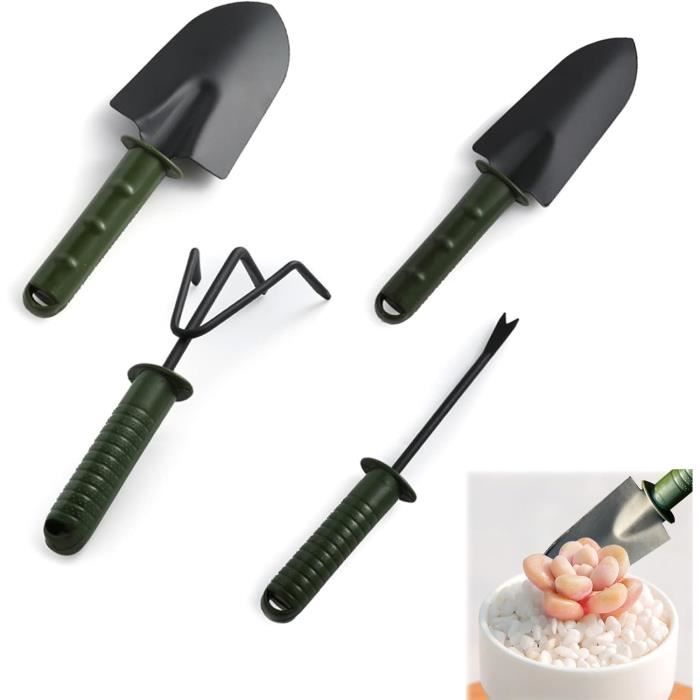 6 Pièces Lot Petite Pelle Jardinage Outils Kit Enfant - Pelle, Transplantoir, Fourche Pour Pot De Jardin