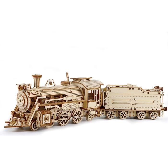 Ugears Souris Furieuse Hot Rod - Maquette en Bois à Construire Voiture pour Adultes - Maquette