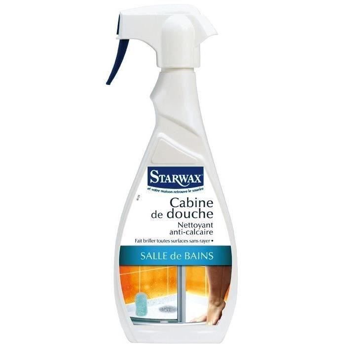 Nettoyant anti-calcaire cabine de douche - 500 mL