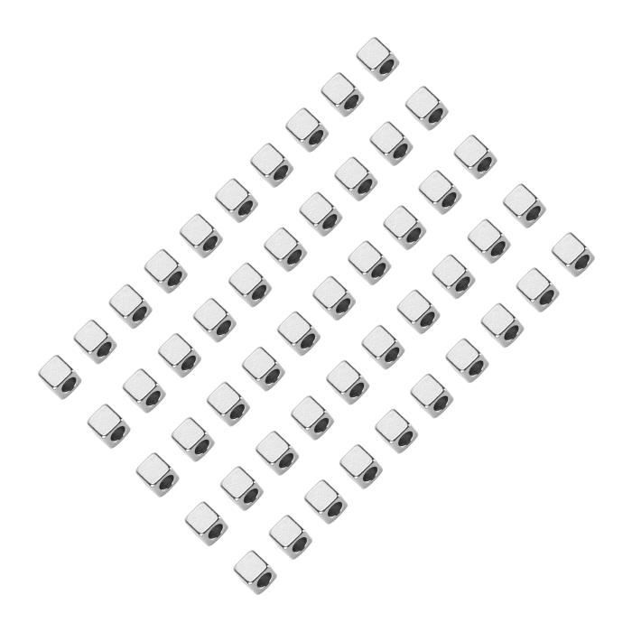 100 Perles En Résine Grand Trou 14mm | Mélange De Couleurs | Pour Bijoux DIY, Bracelets, Colliers
