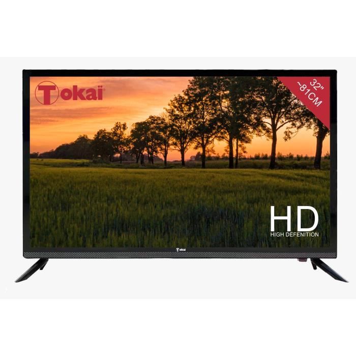 TOKAÏ Télévision HD 32 POUCES ~ 81 CM