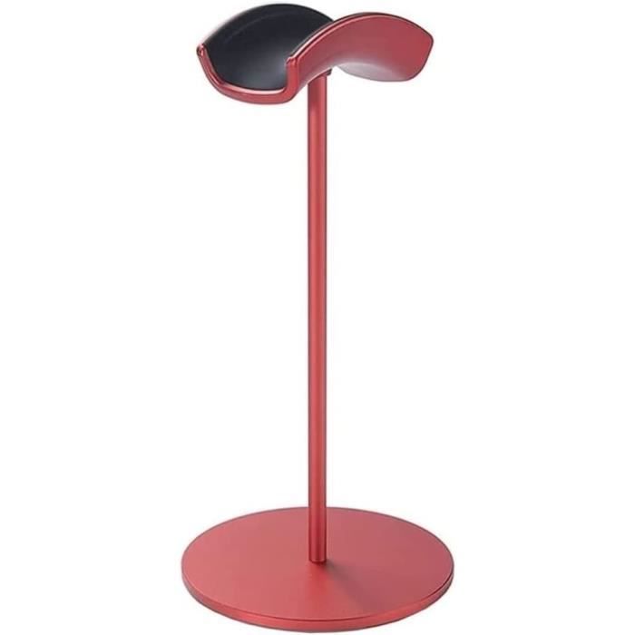 Support Pour Casque De Bureau En Aluminium Universel - Porte-Casque Avec Appui-Tête TPU - Noir
