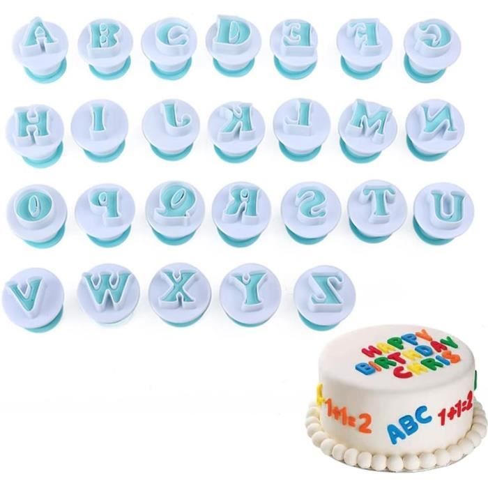 Set De 98 Emporte-pièces à Fondant MoNiRo - Lettres, Chiffres & Formes Pour Décorer Vos Gâteaux Comme Un Pro