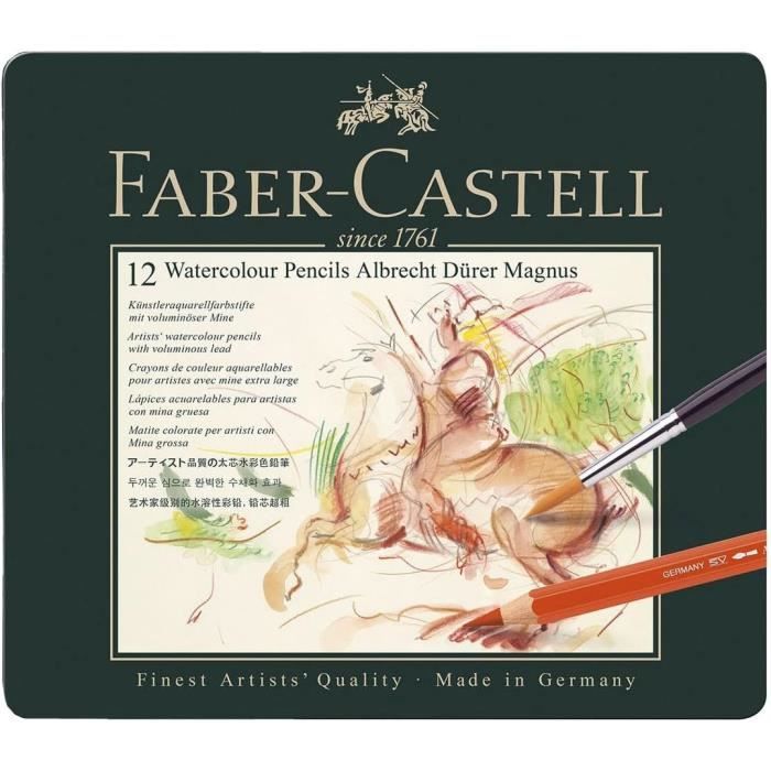 BOITE DE 12 CRAYONS AQUARELLABLE ALBRECHT DURER -FABER CASTELL