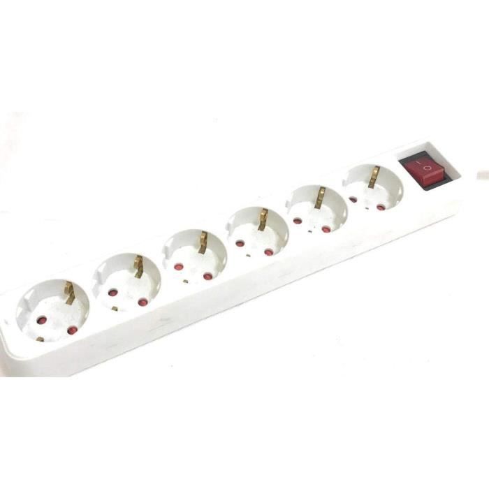CABLEPELADO Lot de 6 boutons américains d'arcade avec micro-interrupteur, 6 pièces, blanc CABLEPELADO Lot de 6 boutons américains d'arcade avec micro-interrupteur, 6 pièces, blanc