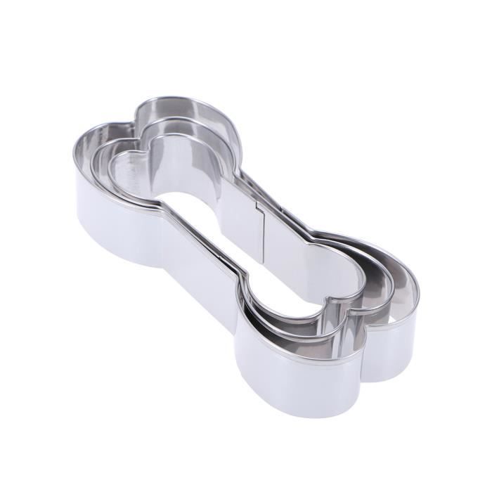 3 Pcs Moules De Coupe Gateau Chien En Forme D Os Simple Partie Fournitures Cookie Outil Cuisson Moule A Decoupoir Emporte Piece Cdiscount Maison