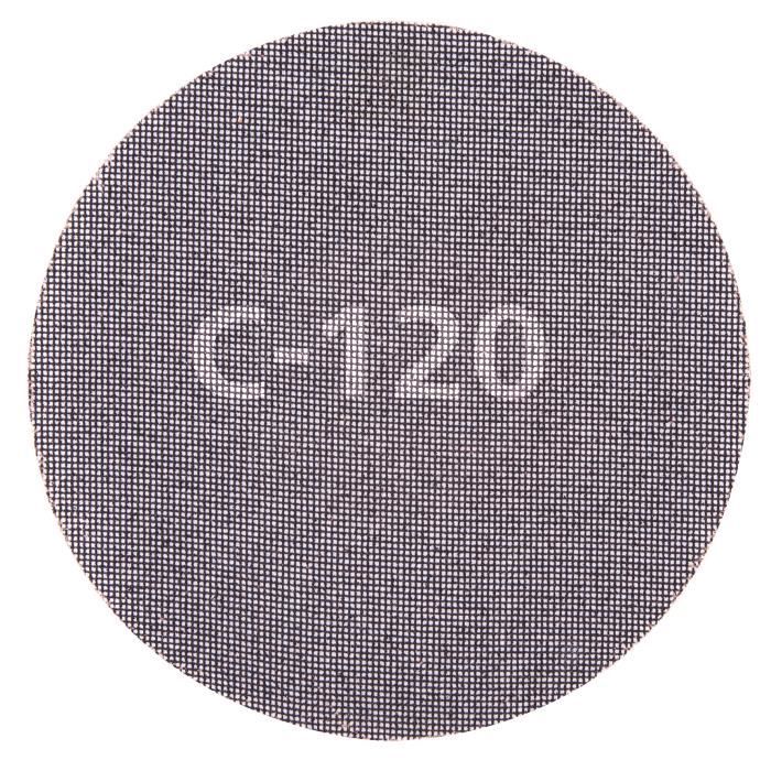 Lot De 6 Disques Abrasifs Maille 225mm - Grains A80, A120, A180 - Pour Plâtre, Peinture, Plastique