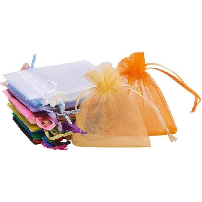 Petit organza sacs-cadeaux 7 x 9 cm Mariage Faveurs Fête Bijoux Emballage Pochettes