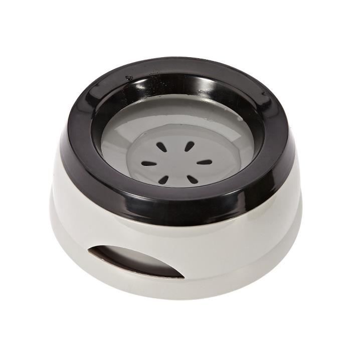 Meilleurs prix pour Gamelle Eau Chien Anti Eclaboussure, Anti-DéBordement Anti-éTouffement Gamelle pour Chien Chat Chiot(Gris)