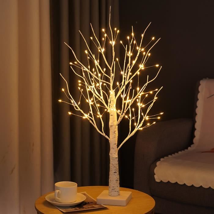 Pin à branches lumineuses LED, LED chaudes, 130 cm