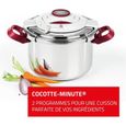 Seb Clipso+ Precision Cocotte-Minute 6 L, Autocuiseur inox, Cuisson vapeur saine, Induction, Fabrique en France P4410706-1
