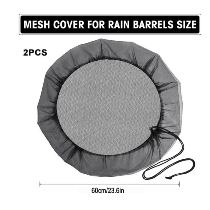 Filet De Volet Pour Piscine Filet De Protection Pour Citerne De Pluie, Filet Pour Tonneau De Pluie Avec Cordon De Serrage Citerne Eau De Pluie