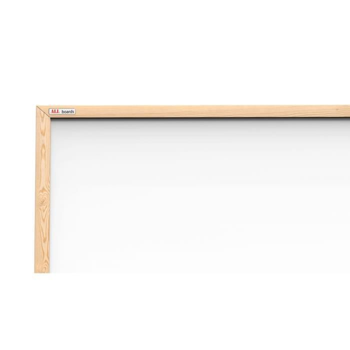 Tableau Blanc Magnétique ALLboards 90x60cm - Effaçable à Sec | Cadre Bois | Pour Bureau Et École
