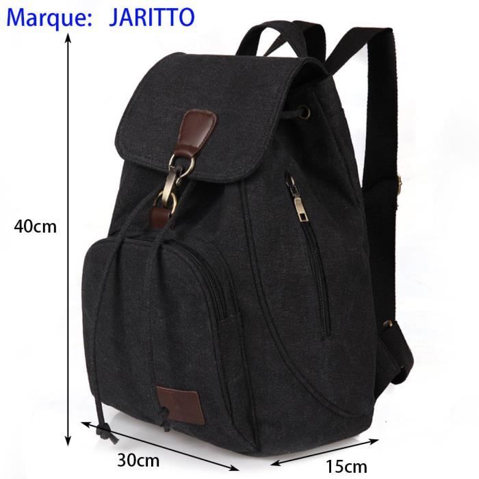 Sac a hotsell dos toile vintage