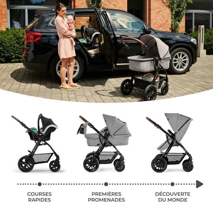 Poussette 3 roues 3 en 1 clearance