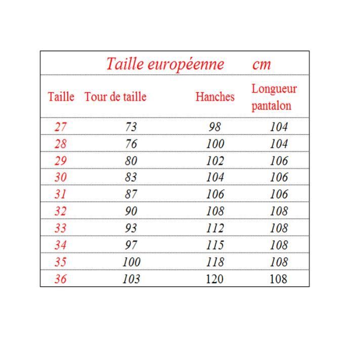 Pantalon Homme taille haute 33 Gris Cdiscount Pr t Porter