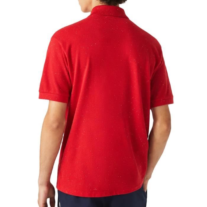 Polo rouge store homme lacoste