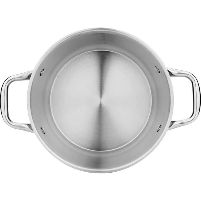Arthur Martin Marmite 32 Cm Avec Couvercle - Acier Inoxydable Tous Feux Dont Induction