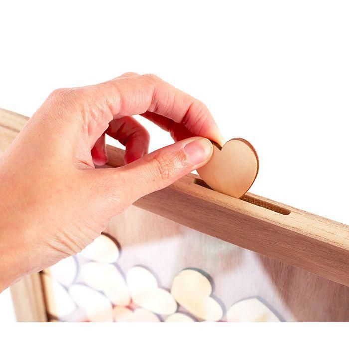 100 Cœurs En Bois Découpés Style Shabby Chic - Parfaits Pour Scrapbooking, Mariage, Loisirs Créatifs (15 Mm)