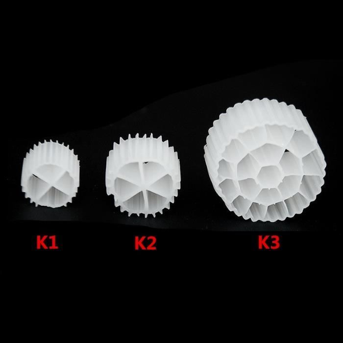 Filtration Aération,Média filtrant biochimique en plastique pour