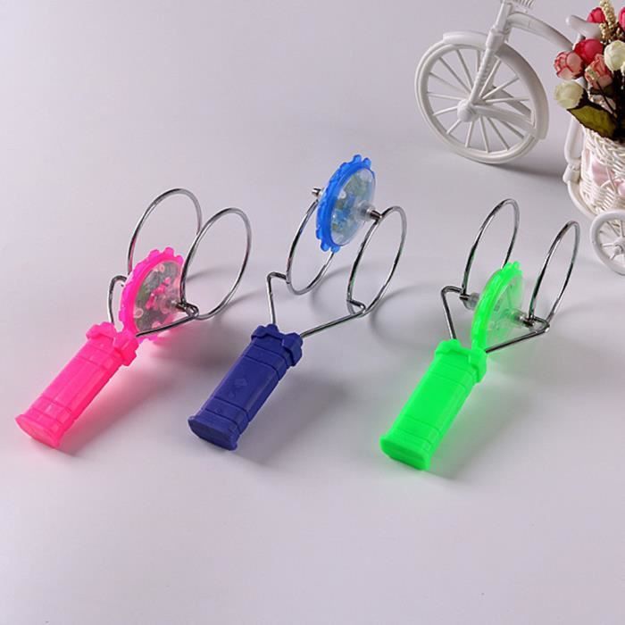 WDKXCN – Gyroscope Lumineux Magnétique – 7 Couleurs LED – Jouet Sensoriel Antistress Pour Enfants – Rail Et Yo-yo