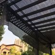 Brise Vue LZQ - Filet d'ombrage pour Balcon Jardin Terrasse - Anthracite, 1,2 x 10 m-3
