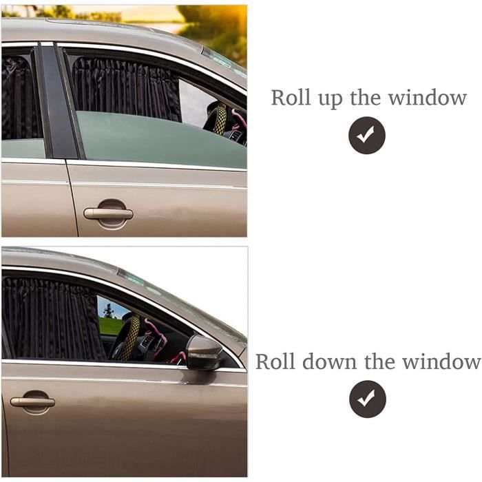 4 Pièces Pare Soleil Voiture Rideau Magnétique Voiture Rideau Protection UV  Épaissir Réglable Fenêtre Latérale Pare Soleil [259] - Cdiscount Auto
