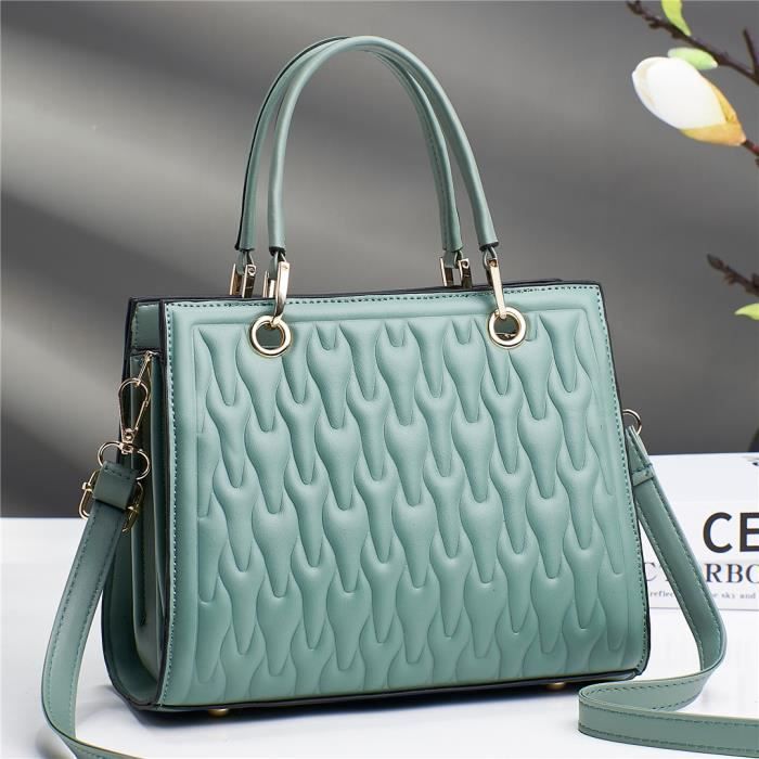 Sac Bandouli re Femme Cuir PU Sac Main Femme Port Epaule Fourre