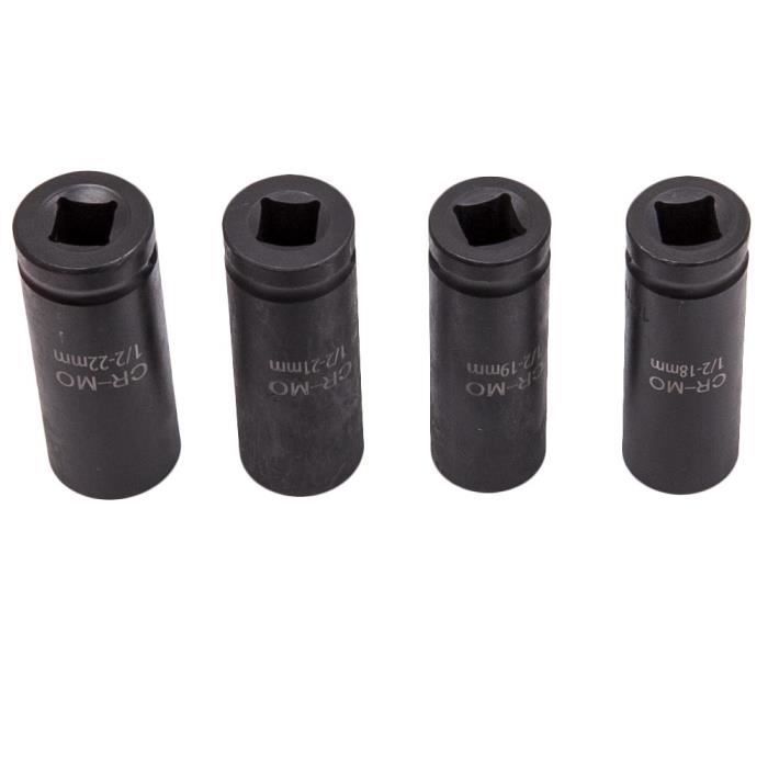 35pc 6 Point Axle Hub Nut Socket Set 1-2