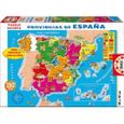 Puzzle Espagne Provinces - EDUCA - Puzzle de 150 pièces - Voyage et cartes - Pour enfants de 6 ans et plus-0
