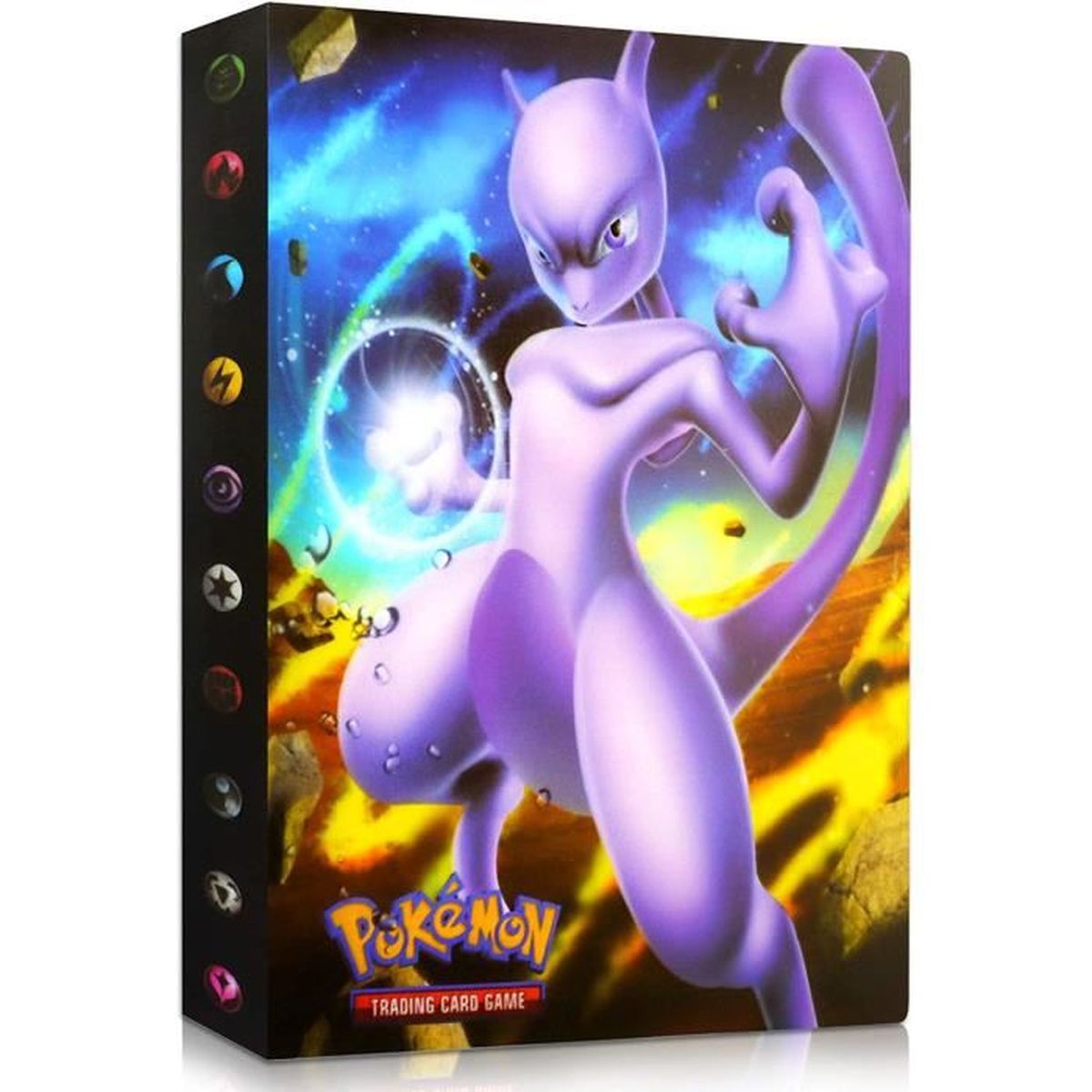 Livre Carte Pokemon, Pokemon Cartes Album Capacité de 240 Cartes pour Pokémon Commerce Cartes GX