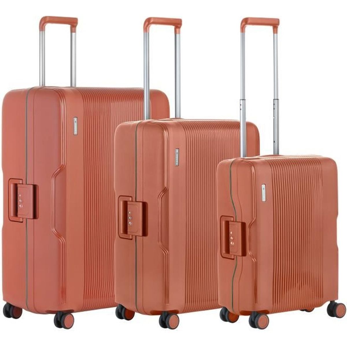 4 roues Valises Bleu Léger Doux Bagages Extensible Serrure TSA Travel Bags 