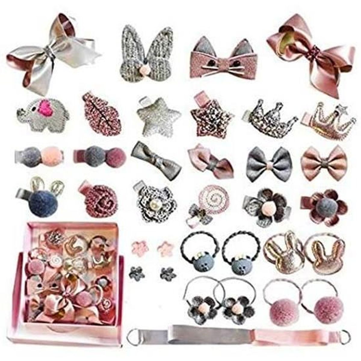 36 Pieces Bebe Pinces A Cheveux Barrettes Bebe Accessoire De Cheveux Ruban Pinces A Cheveux Pour Bebe Filles Cdiscount Au Quotidien