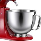 CHANGM Bol en acier inoxydable - KitchenAid - 4,5 à 5 litres - Compatible K45SS, KSM75, KSM150 - Inox 304 - Rouge