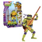 Les Tortues Ninja, 1 Figurine Deluxe 15 cm, Se transforme en tortue, Modèle Donatello, Pour les enfants dès 4 ans, TU8381