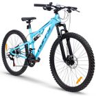 Velo VTT Huffy Marker 26" Tout Suspendu Shimano 21 vitesses - Bleu