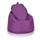 ECOPUF Fauteuil Pouf YOKO Poliester 75x70cm Violet
