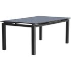 Table de jardin rectangulaire extensible - Gris anthracite - Aluminium - 10 personnes - 180/240 x 100 cm - MIAMI - DCB GARDEN
