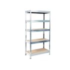 KARAT Étagère métallique de Rangement renforcée à Charge Lourde Grizzly 5 Étages 180 x 120 x 60 cm Charge : 875 kg