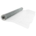 PROVENCE OUTILLAGE Grillage à poule 0,5 x 10 m hexagonal galva