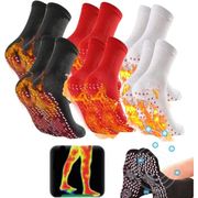4 Paires Chaussettes Couple Magnétiques - Coton Doux - Taille 35-42 - Design Mains Jointes 3D