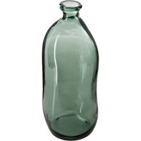 Atmosphera - Vase bouteille en verre recyclé Vert kaki H 51 cm Vert Bouteille