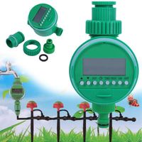 Drfeify Programmes de contrôleur d'irrigation de jardin de minuterie d'eau à la maison électronique numérique LCD automatique  HB014